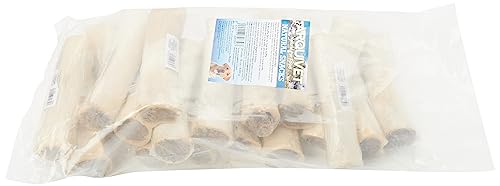 Arquivet Büffelknochen gefüllt mit Büffelleber – 16 cm – Display mit 20 Einheiten – 4.600 g – natürlicher Leckerli für Hunde – 4.600 g – natürlicher Leckerli für Hunde von Arquivet