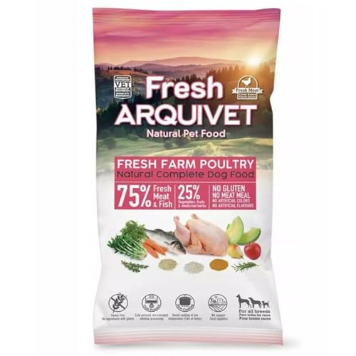 Arquivet Fresh Farm Poultry Halbfeuchtes Komplettfutter für Hunde von Arquivet