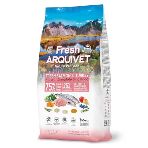 Arquivet Fresh Lachs & Türkei 10 kg Halbfeuchtfutter mit Lachs und Truthahn von Arquivet