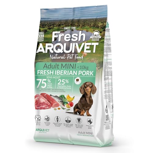 Arquivet Fresh MINI Iberian Pork - Halbfeuchtes Futter für Hunde Kleiner Rassen - 2,5 kg Arquivet Fresh MINI Iberian Pork - Halbfeuchtes Futter für Hunde Kleiner Rassen - 2,5 kg von Arquivet