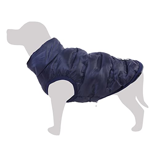 Arquivet Gepolsterte Weste, wendbar, Zwei Blau, Norwegen, Größe XS/20 cm, Kleidung für Hunde, schützt vor Kälte, Mäntel, Sweatshirts, Pullover, Westen, Jacken, Pullover, Regenjacken und mehr von Arquivet