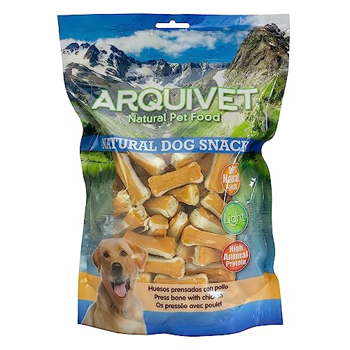 Arquivet Gepresste Knochen mit Huhn, 1 kg, natürlicher Snack von Arquivet