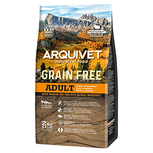 Arquivet Grain Free Erwachsene Truthahn mit Gemüse, Nicht anwendbar, 2 kg (1 Stück) von Arquivet