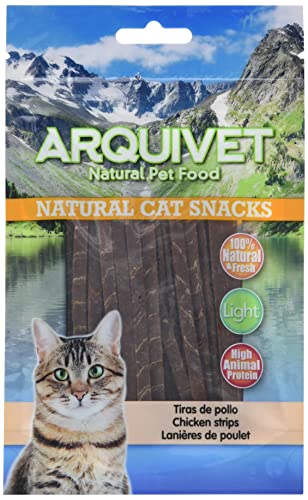 Arquivet Hühnerstreifen für Katzen, 50 g (1 Stück) von Arquivet