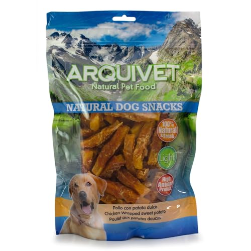 Arquivet - Huhn mit Süßkartoffel (1 kg) - Natürliche Snacks für Hunde von Arquivet