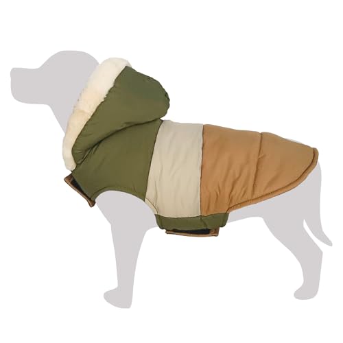Arquivet - Kailash Hundemantel mit Kapuze S - 25 cm - Schutz vor Kälte, Hundemantel von Arquivet