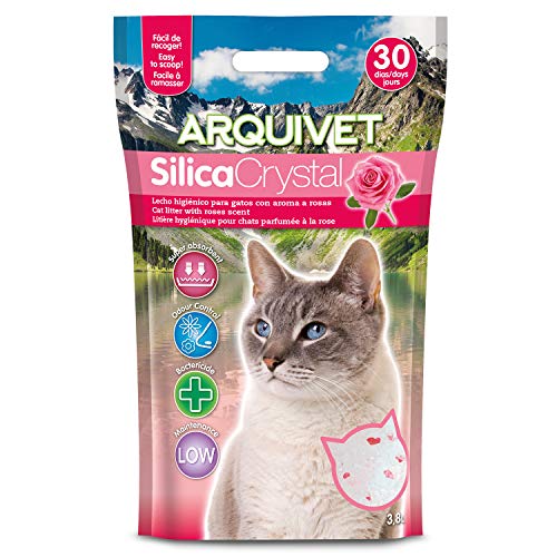 Arquivet Katzenstreu Silica Crystal Rosen 3,8 l von Arquivet