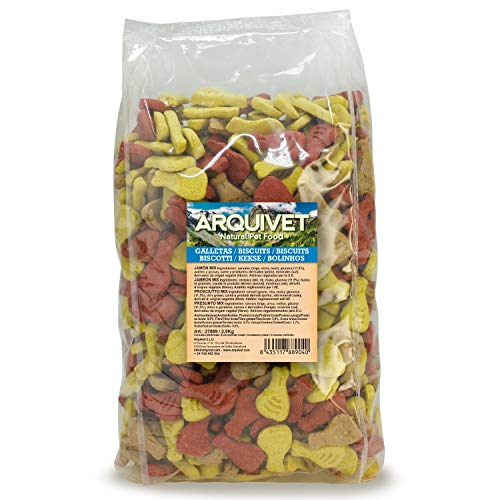 Arquivet Kekse Schinken Mix für Hunde, 2,5 kg (1 Stück) von Arquivet