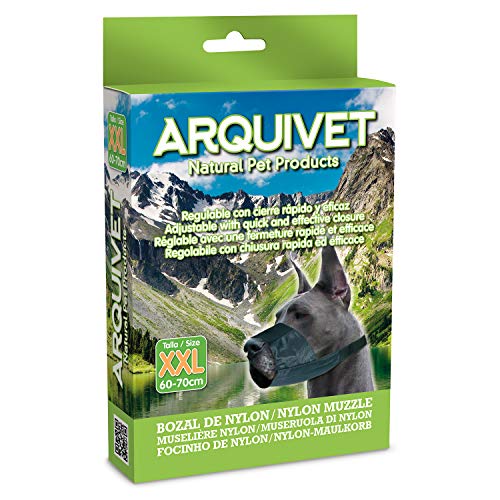 Arquivet Maulkorb für Hunde, Nylon, XXL, Schwarz Arquivet Maulkorb für Hunde, Nylon, XXL, Schwarz von Arquivet