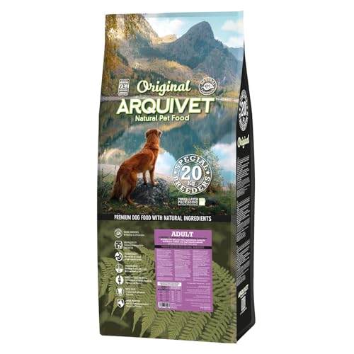 Arquivet Original Adult - Hundefutter für ausgewachsene Hunde - Lamm und Reis - Trockenfutter für Hunde - 20 kg von Arquivet