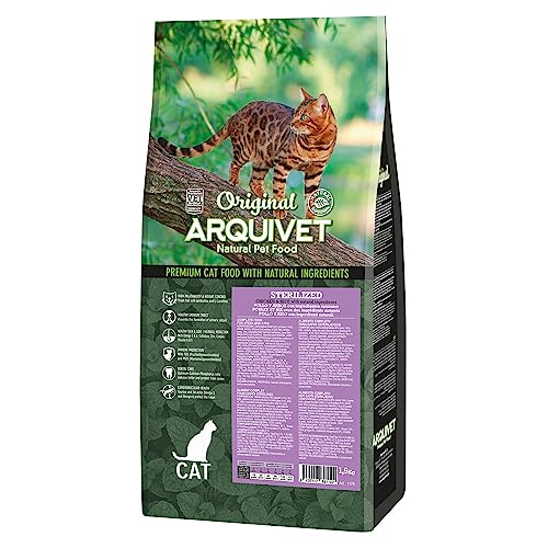 Arquivet - Original – sterilized – Futter für sterilisierte Katzen – Huhn und Reis – 1,5 kg von Arquivet