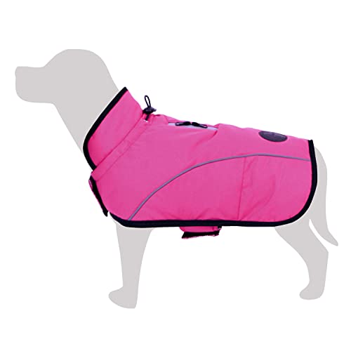 Arquivet Regenmantel Rosa Lappland - M/30cm - Hundebekleidung - Hilft sie vor Kälte zu schützen - Haustierzubehör - Mäntel, Sweatshirts, Pullover, Westen, Jacken, Pullover, Regenmäntel und mehr von Arquivet