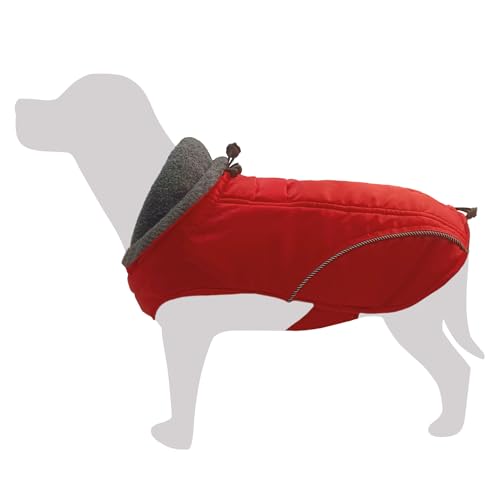 Arquivet Rote Warnweste für Hunde 'Monviso' M, 30 cm, Kälteschutz, Hundeweste Arquivet Rote Warnweste für Hunde 'Monviso' M, 30 cm, Kälteschutz, Hundeweste von Arquivet