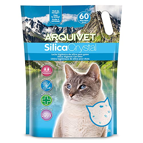 Arquivet Silica Crystal Pack 4 x 7.6L Katzenstreu - saugfähig, hilft Gerüche und Bakterien zu entfernen Arquivet Silica Crystal Pack 4 x 7.6L Katzenstreu - saugfähig, hilft Gerüche und Bakterien zu entfernen von Arquivet