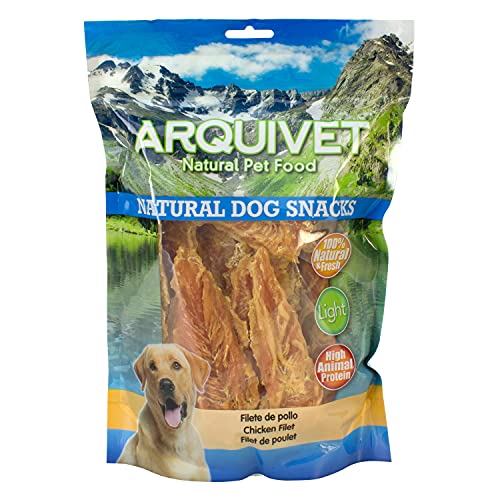 ARQUIVET Hähnchenfilet - Natürliche Hunde-Snacks - Natürliche Hundesnacks - Hunde für Hunde - Natürliche Süßigkeiten - Beste Hundesnacks - 1kg von Arquivet