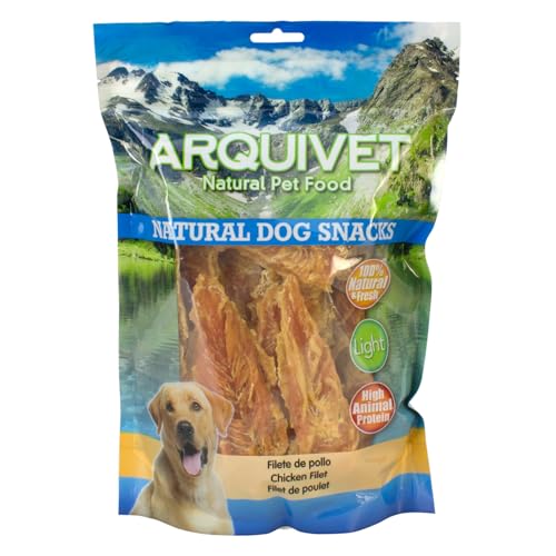 ARQUIVET Hähnchenfilet - Natürliche Hunde-Snacks - Natürliche Hundesnacks - Hunde für Hunde - Natürliche Süßigkeiten - Beste Hundesnacks - 1kg von Arquivet