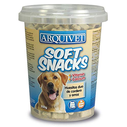 Arquivet Soft Snacks Knochen Duo Lamm und Reis für Hunde, 300 g (1 Stück) von Arquivet