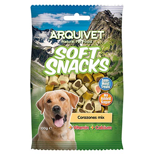 Arquivet Soft Snacks für Hunde, Herz-Mix, 100 g (1 Stück) von Arquivet
