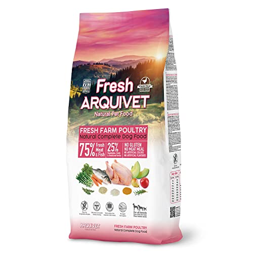 Halbfeuchtes Hundefutter Huhn und Meeresfisch 10 kg Erwaschene Hunde Alle Rassen Adult ARQUIVET Fresh Halbfeuchtes Hundefutter Huhn und Meeresfisch 10 kg Erwaschene Hunde Alle Rassen Adult ARQUIVET Fresh von Arquivet