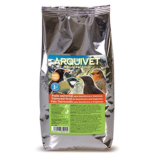 Arquivet Universal-Paste für Insektenfresser und Obstfresser – Vogelfutter – 1 kg von Arquivet