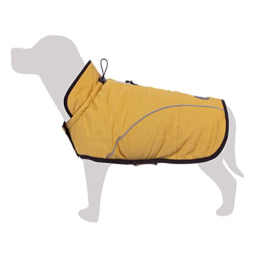 Wasserdichte Honigfarbe Alaska - XL / 40 cm - Hundebekleidung - Hilft, sie vor Kälte zu schützen - Zubehör für Haustiere - Mäntel, Sweatshirts, Pullover, Westen, Jacken, Pullover, wasserdicht und mehr von Arquivet