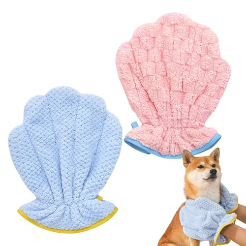 Arroopu Hundetuch - Welpen Badehandschuh Handtuch | Tragbare Saugfähige Welpen Trocknung Zubehör 2 Stück Katzentoilette Artikel Arroopu Hundetuch - Welpen Badehandschuh Handtuch | Tragbare Saugfähige Welpen Trocknung Zubehör 2 Stück Katzentoilette Artikel von Arroopu
