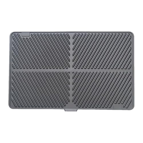 Arroopu Katzenstreu Matte - Streu Fang Teppich - Extra Groß Faltbar Wasserdicht Bodenmatte Indoor Katzen Futterplatz Schutz für Wohnung Kitten Zubehör von Arroopu