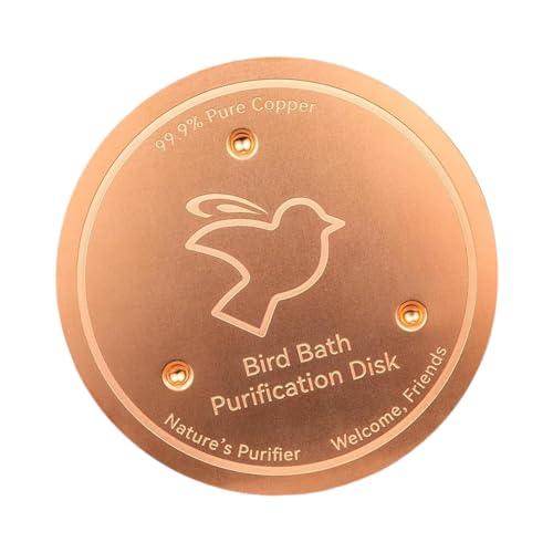 Arroopu Reinigungsscheibe für Vogeltränke, Metallreinigerscheiben, Futterzubehör, Dreipunktunterstützung, Reinigungsscheibe für Wasserschale, für alle Jahreszeiten, Rasen, Terrasse, Garten Arroopu Reinigungsscheibe für Vogeltränke, Metallreinigerscheiben, Futterzubehör, Dreipunktunterstützung, Reinigungsscheibe für Wasserschale, für alle Jahreszeiten, Rasen, Terrasse, Garten von Arroopu