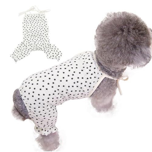 Arrovarp Hundekleidung für kleine Hunde, Hundeshirt für kleine Hunde,Sternförmiges Hundekleid Haustier-T-Shirt | Atmungsaktives Hundekleid, bequemer Geschirrrock, Welpenkleidung, Hundekleidung für von Arrovarp
