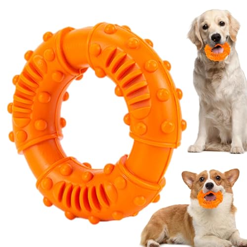 Arrovarp Kauspielzeug für Welpen zum Zahnen, Kauspielzeug für Hunde | Bissfestes Kauspielzeug für Haustierzähne - Kaubares Haustier-Puzzlespielzeug mit Donut-förmigem Design für kleine und mittelgroße von Arrovarp