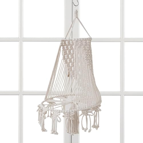 Arrovarp Makramee-Katzenbett,Makramee-Katzenhängematte - Haustier-Hängemattenbett,Boho Makramee Katzen-Hängemattenbett, Katzenschaukelbett platzsparend für Hauskatzen, Pflanzen-Makramee-Aufhänger Arrovarp Makramee-Katzenbett,Makramee-Katzenhängematte - Haustier-Hängemattenbett,Boho Makramee Katzen-Hängemattenbett, Katzenschaukelbett platzsparend für Hauskatzen, Pflanzen-Makramee-Aufhänger von Arrovarp