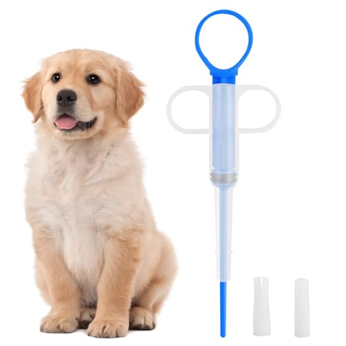 Arrovarp Pillendosierer für Katzen – Pet Pill Plunger Popper für kleine Katzen – Weiche Silikonspitze auslaufsicherer Futterspender für Paste, Flüssigkeit, Heimtiere, Essen von Arrovarp