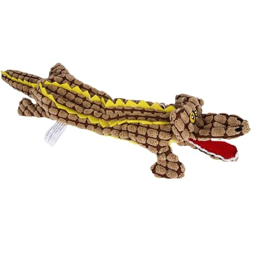 Arrovarp Quietschspielzeug für Hunde, interaktives Spielzeug, Quietschspielzeug für Hunde | Haustiere lindern Langeweile mit quietschendem Krokodil | Interaktives Stofftier, Langeweile linderndes Arrovarp Quietschspielzeug für Hunde, interaktives Spielzeug, Quietschspielzeug für Hunde | Haustiere lindern Langeweile mit quietschendem Krokodil | Interaktives Stofftier, Langeweile linderndes von Arrovarp