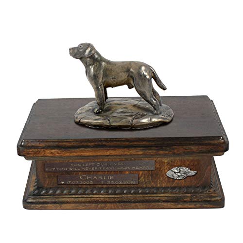 Art-Dog Custom Dog Sitting Statue Memorial Urn - Handmade Cold Cast Bronze on Birch Base – Sturdy and Stylish Urn for Dog’s Ashes – 8.3x11.4x8.7 – 5l – Labrador Retriever Art-Dog Custom Dog Sitting Statue Memorial Urn - Handmade Cold Cast Bronze on Birch Base – Sturdy and Stylish Urn for Dog’s Ashes – 8.3x11.4x8.7 – 5l – Labrador Retriever von Art-Dog