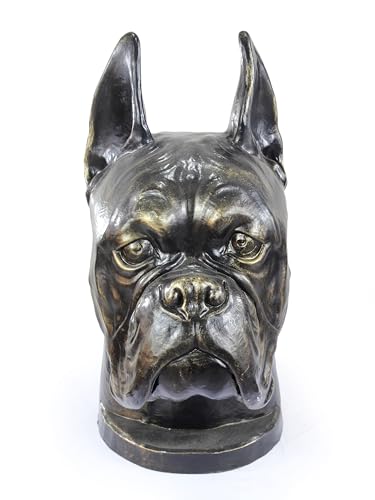 Art-Dog Hundeurne Big Head Boxer - Handgefertigte Tierurne aus Harz mit Bronze-Finish - Langlebige Urne für Hundeasche - Natürliche Größe 38x16x34cm Art-Dog Hundeurne Big Head Boxer - Handgefertigte Tierurne aus Harz mit Bronze-Finish - Langlebige Urne für Hundeasche - Natürliche Größe 38x16x34cm von Art-Dog