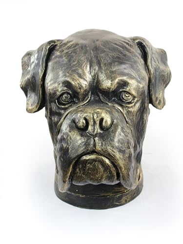 Art-Dog Hundeurne Big Head Boxer Ii - Handgefertigte Tierurne aus Harz mit Bronze-Finish - Langlebige Urne für Hundeasche - Natürliche Größe 31x27x35cm Art-Dog Hundeurne Big Head Boxer Ii - Handgefertigte Tierurne aus Harz mit Bronze-Finish - Langlebige Urne für Hundeasche - Natürliche Größe 31x27x35cm von Art-Dog