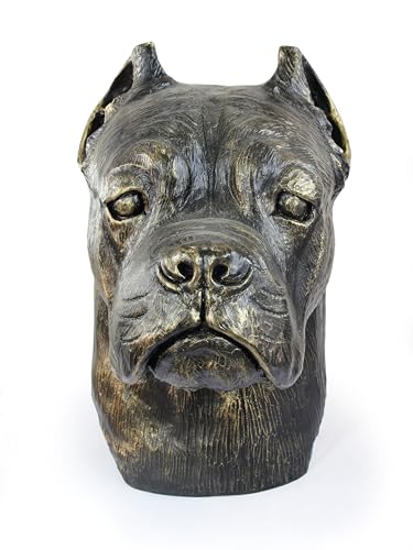 Art-Dog Hundeurne Big Head Cane Corso - Handgefertigte Tierurne aus Harz mit Bronze-Finish - Langlebige Urne für Hundeasche - Natürliche Größe 37x23x32cm Art-Dog Hundeurne Big Head Cane Corso - Handgefertigte Tierurne aus Harz mit Bronze-Finish - Langlebige Urne für Hundeasche - Natürliche Größe 37x23x32cm von Art-Dog