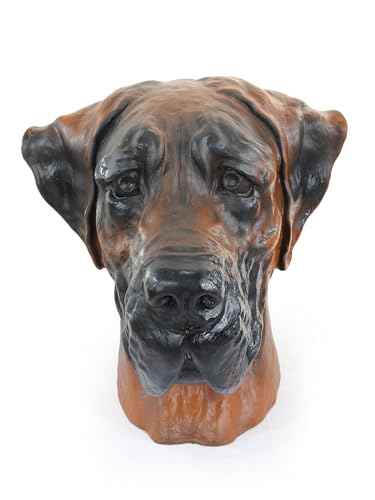 Art-Dog Hundeurne Big Head Great Dane Iii - Handgefertigte Tierurne aus Harz mit Bronze-Finish - Langlebige Urne für Hundeasche - Natürliche Größe 29x28x33cm Art-Dog Hundeurne Big Head Great Dane Iii - Handgefertigte Tierurne aus Harz mit Bronze-Finish - Langlebige Urne für Hundeasche - Natürliche Größe 29x28x33cm von Art-Dog