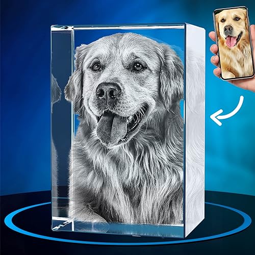 ArtPix 3D Kristallfoto, personalisiertes Hunde-Gedenkgeschenk mit eigenem Foto für Hundeliebhaber, Tierbesitzer, 3D-Lasergravur, gravierter Kristall in Erinnerung an den Hund, individuelle Geschenke ArtPix 3D Kristallfoto, personalisiertes Hunde-Gedenkgeschenk mit eigenem Foto für Hundeliebhaber, Tierbesitzer, 3D-Lasergravur, gravierter Kristall in Erinnerung an den Hund, individuelle Geschenke von ArtPix 3D