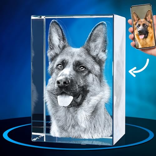 ArtPix 3D Kristallfoto, personalisiertes Hunde-Gedenkgeschenk mit eigenem Foto für Hundeliebhaber, Tierbesitzer, 3D-Lasergravur, gravierter Kristall in Erinnerung an den Hund, individuelle Geschenke ArtPix 3D Kristallfoto, personalisiertes Hunde-Gedenkgeschenk mit eigenem Foto für Hundeliebhaber, Tierbesitzer, 3D-Lasergravur, gravierter Kristall in Erinnerung an den Hund, individuelle Geschenke von ArtPix 3D