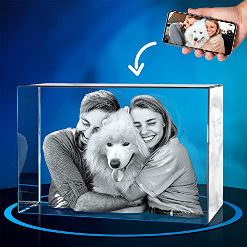 ArtPix 3D Kristallfoto, personalisiertes Hunde-Gedenkgeschenk mit eigenem Foto für Hundeliebhaber, Tierbesitzer, 3D-Lasergravur, gravierter Kristall in Erinnerung an den Hund, individuelle Geschenke ArtPix 3D Kristallfoto, personalisiertes Hunde-Gedenkgeschenk mit eigenem Foto für Hundeliebhaber, Tierbesitzer, 3D-Lasergravur, gravierter Kristall in Erinnerung an den Hund, individuelle Geschenke von ArtPix 3D