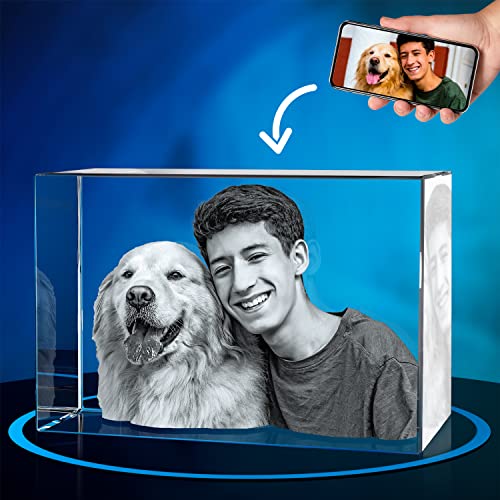 ArtPix 3D Kristallfoto, personalisiertes Hunde-Gedenkgeschenk mit eigenem Foto für Hundeliebhaber, Tierbesitzer, 3D-Lasergravur, gravierter Kristall in Erinnerung an den Hund, individuelle Geschenke ArtPix 3D Kristallfoto, personalisiertes Hunde-Gedenkgeschenk mit eigenem Foto für Hundeliebhaber, Tierbesitzer, 3D-Lasergravur, gravierter Kristall in Erinnerung an den Hund, individuelle Geschenke von ArtPix 3D