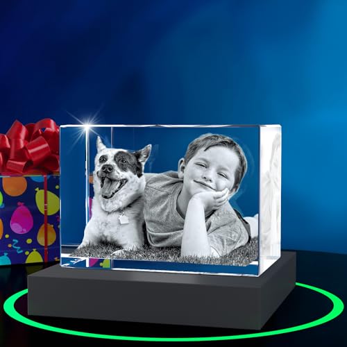 ArtPix 3D Premium-Kristallfoto, personalisierte Gedenkgeschenke mit eigenem Foto für Haustierbesitzer, 3D-Lasergravur, gravierter Kristall in Erinnerung an den Hund, individuelle Geschenke ArtPix 3D Premium-Kristallfoto, personalisierte Gedenkgeschenke mit eigenem Foto für Haustierbesitzer, 3D-Lasergravur, gravierter Kristall in Erinnerung an den Hund, individuelle Geschenke von ArtPix 3D