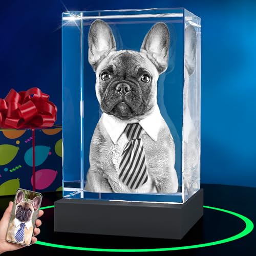 ArtPix 3D Premium-Kristallfoto, personalisiertes Hunde-Gedenkgeschenk mit eigenem Foto für Hundeliebhaber, Tierbesitzer, 3D-Lasergravur, gravierter Kristall in Erinnerung an den Hund, individuelle ArtPix 3D Premium-Kristallfoto, personalisiertes Hunde-Gedenkgeschenk mit eigenem Foto für Hundeliebhaber, Tierbesitzer, 3D-Lasergravur, gravierter Kristall in Erinnerung an den Hund, individuelle von ArtPix 3D