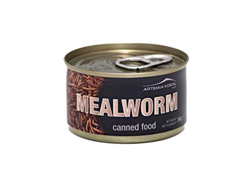 Artemia Konservierte Mehlwürmer Canned Mealworms Regular 34 g Dose 15151 (2-TLG.Set) von Artemia