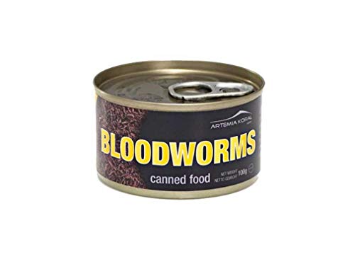 Artemia Konservierte Mückenlarven Canned Bloodworms 100 g Dose 15130 (10-TLG.Set) von Artemia