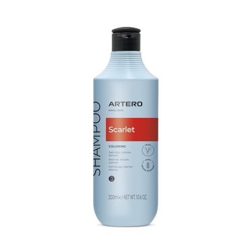 Artero Scarlet Hundeshampoo, natürliche Farbe für rotes, braunes und Schokoladenhaar, langanhaltender Glanz, tiefe Feuchtigkeit und sanfte Formel, mit natürlichen Pigmenten, 300 ml Artero Scarlet Hundeshampoo, natürliche Farbe für rotes, braunes und Schokoladenhaar, langanhaltender Glanz, tiefe Feuchtigkeit und sanfte Formel, mit natürlichen Pigmenten, 300 ml von Artero