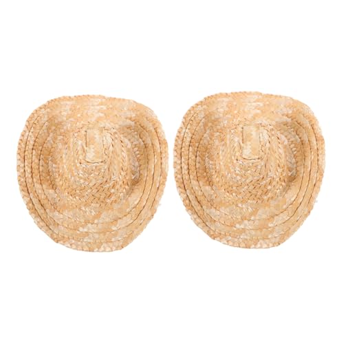 ARTIBETTER 2 Stück Cowboyhutspielzeug mini Strohhut strickmützen Modischer Hut Cowboyhut für kleine Tiere Sombrero Machen Dekoration Rand Puppe Minihüte zum Basteln Coole Hüte für Hunde Khaki ARTIBETTER 2 Stück Cowboyhutspielzeug mini Strohhut strickmützen Modischer Hut Cowboyhut für kleine Tiere Sombrero Machen Dekoration Rand Puppe Minihüte zum Basteln Coole Hüte für Hunde Khaki von Artibetter