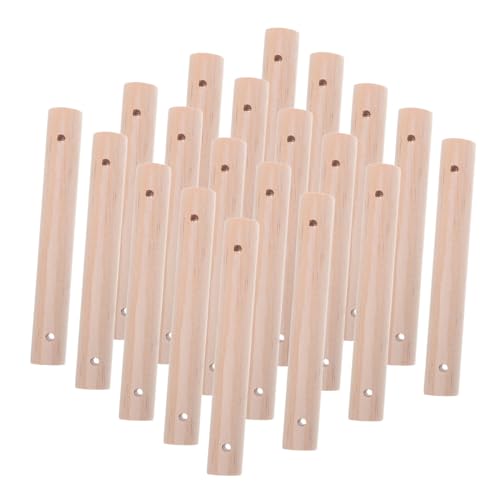 ARTIBETTER 26 Stück Rohstoffe für Vogelkäfigstäbe Seilleiter Stiefstangen für DIY -Projekte Holzstangen für DIY -Holzbearbeitungsprojekte Holzstäbe mit Löchern für Projekte Beige ARTIBETTER 26 Stück Rohstoffe für Vogelkäfigstäbe Seilleiter Stiefstangen für DIY -Projekte Holzstangen für DIY -Holzbearbeitungsprojekte Holzstäbe mit Löchern für Projekte Beige von Artibetter