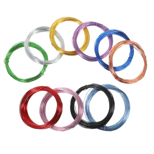 Artibetter Draht Bildhauerdraht Webdraht Aluminiumdraht Aluminiumdraht Aluminiumdraht Für Perlenherstellung Schmuckdraht Flexibel 1 Mm 10 M/Rolle 10 Farbsortiment Artibetter Draht Bildhauerdraht Webdraht Aluminiumdraht Aluminiumdraht Aluminiumdraht Für Perlenherstellung Schmuckdraht Flexibel 1 Mm 10 M/Rolle 10 Farbsortiment von Artibetter